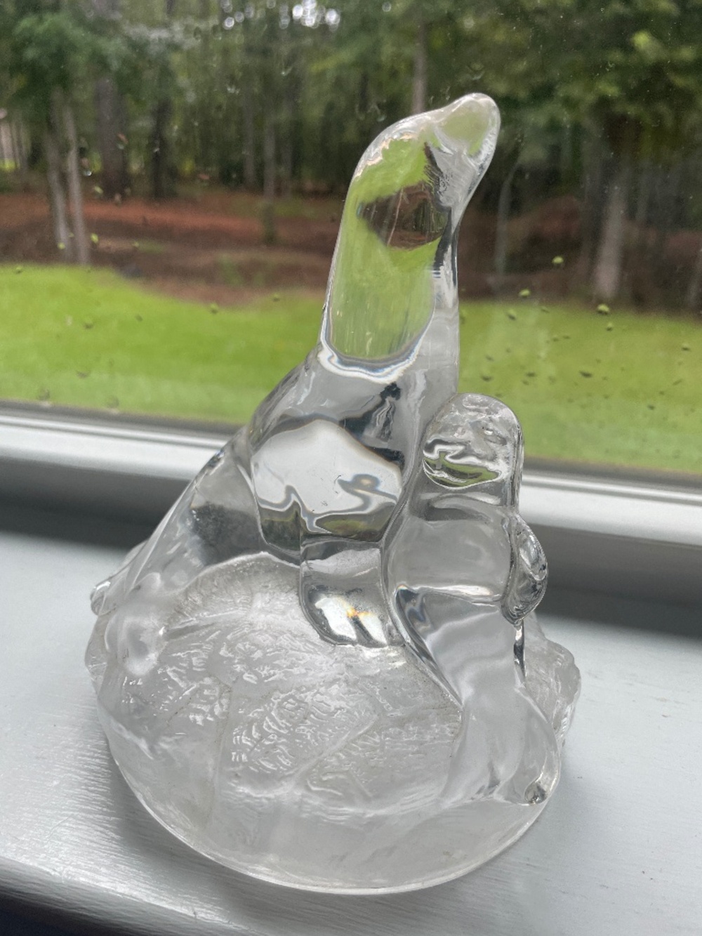 Seal and pup figurine